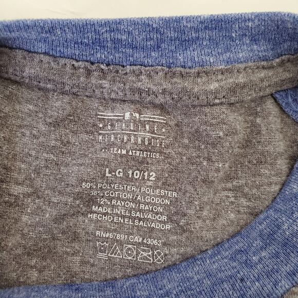 MLB | Los Angeles Dodgers Soft Heather Raglan Tee - Picture 4 of 5